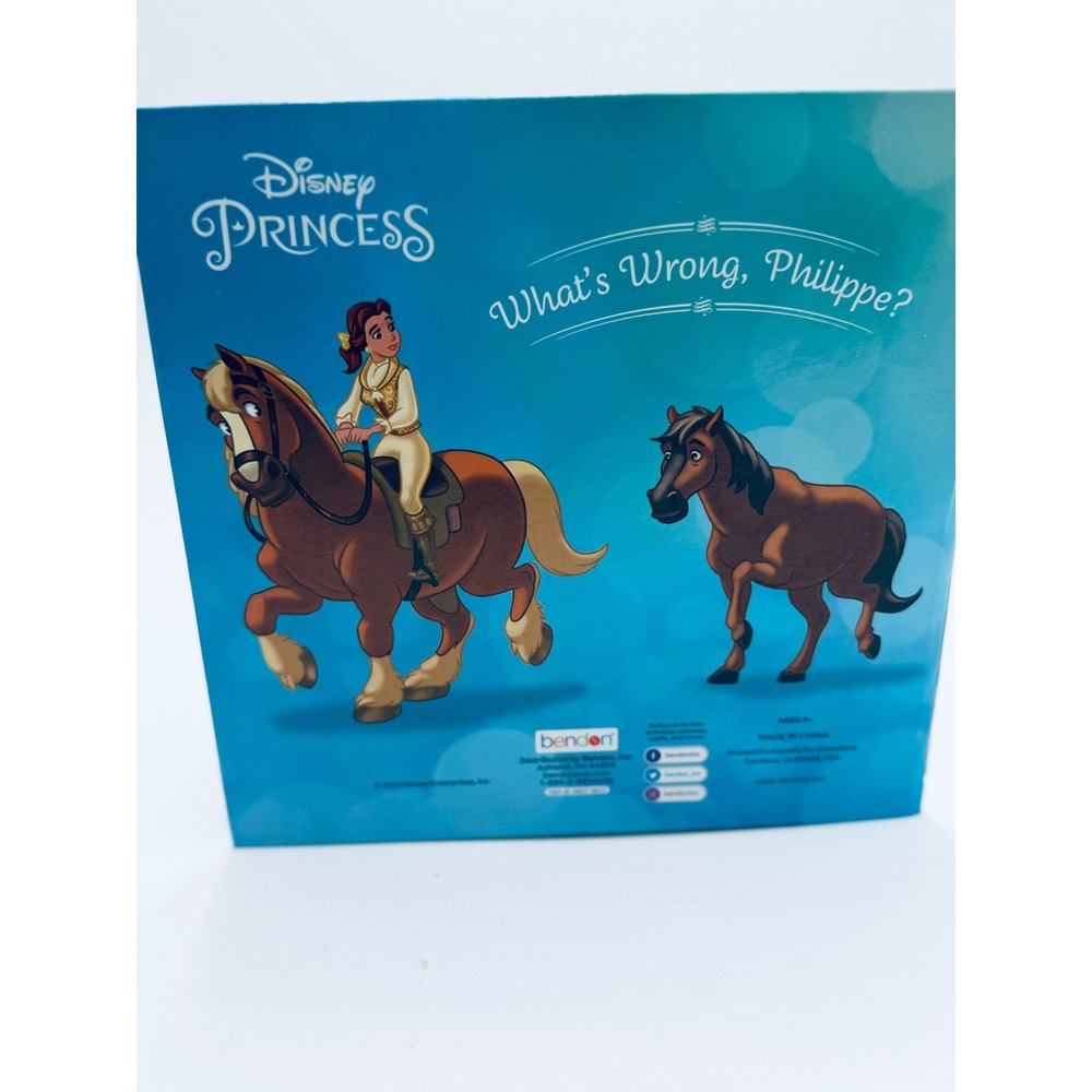 Disney Princess Philippe Horse Figure and Beauty and the Beast Storybook Set - Picture 2 of 5